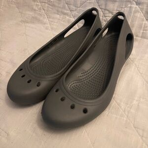 Crocs grey slip on women’s size 7